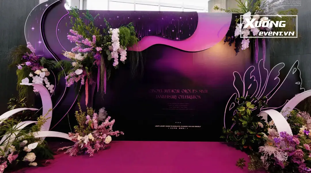 Backdrop 3D triển lãm