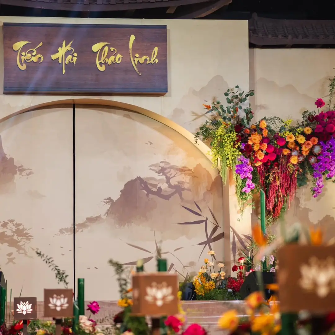 Backdrop 3D trong đám cưới