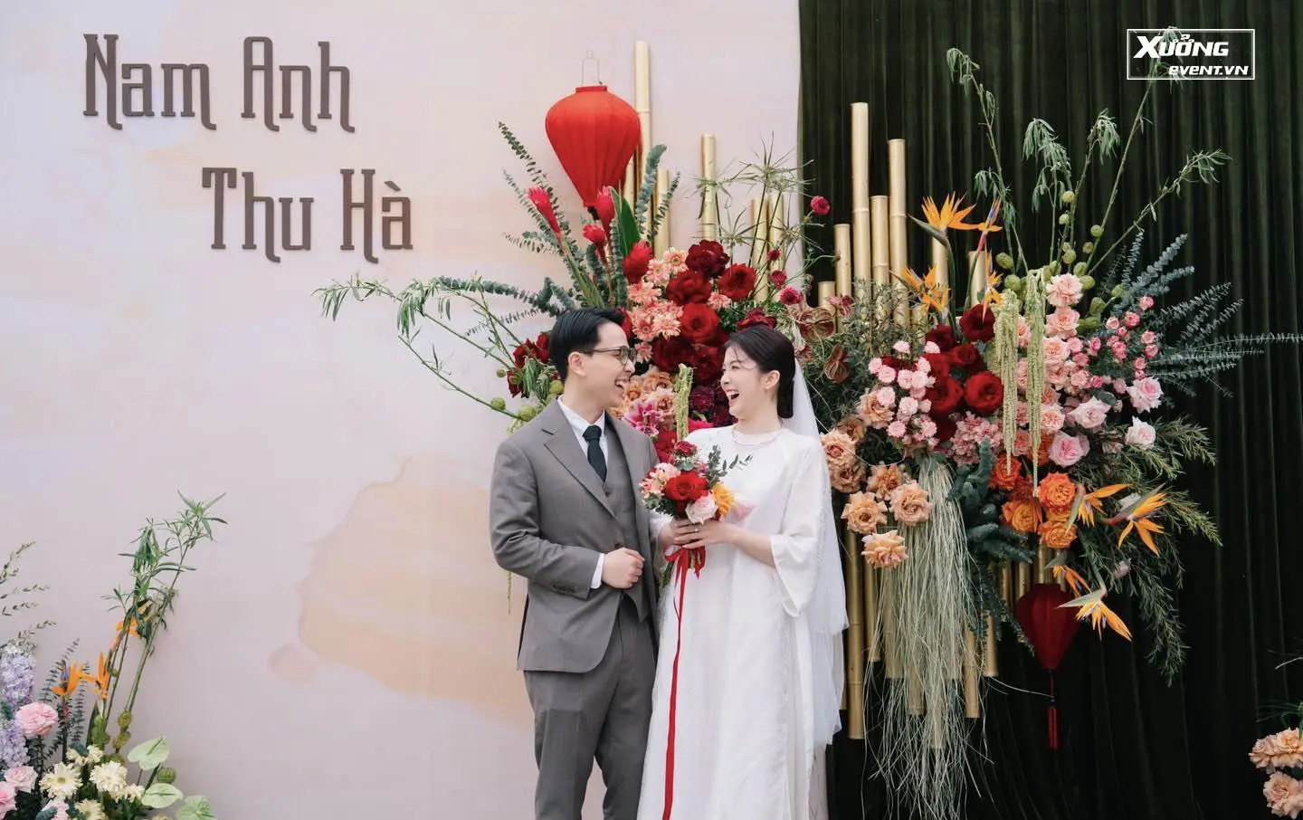 Backdrop sự kiện cưới hỏi