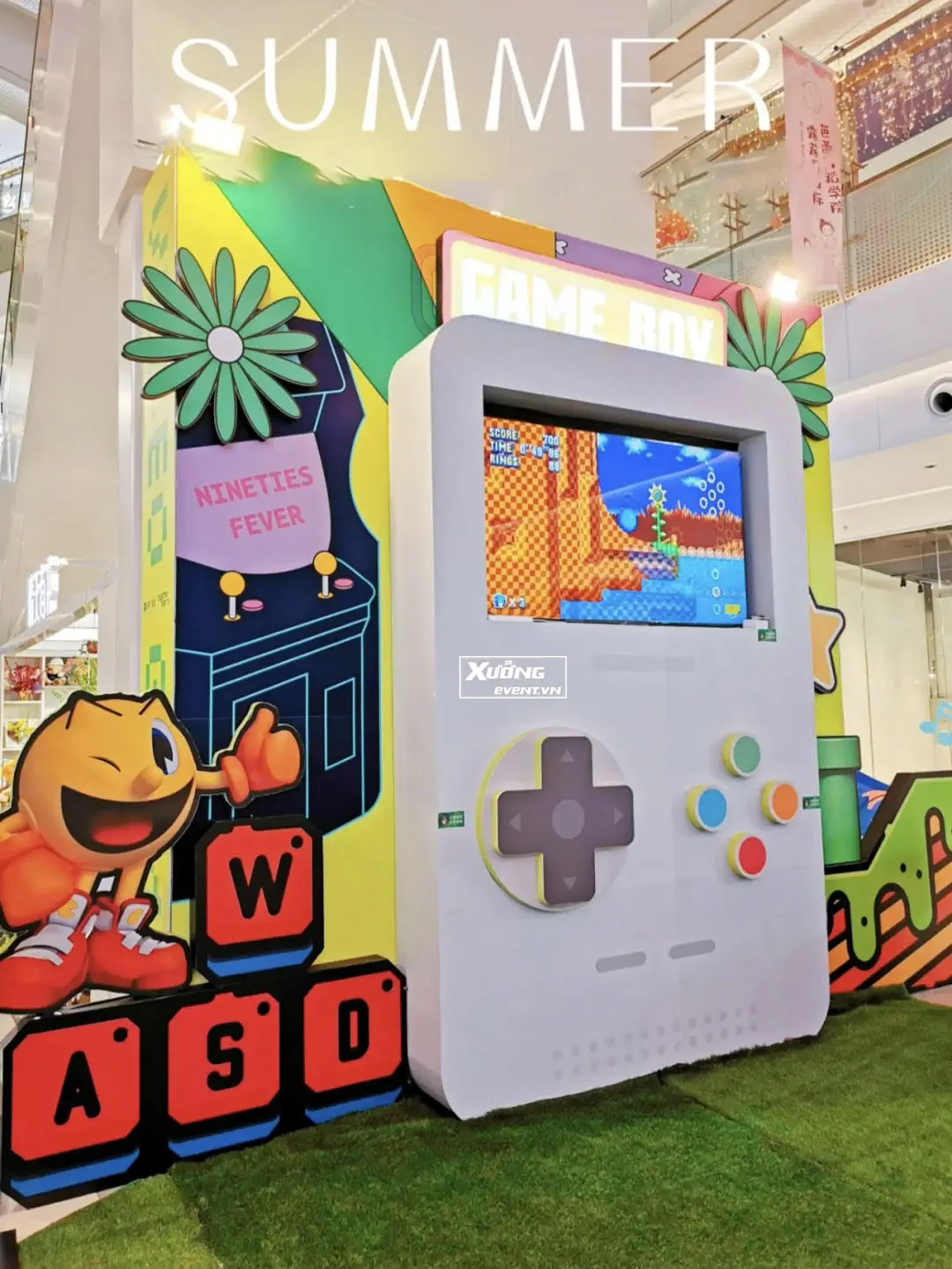 Booth mini game điện tử