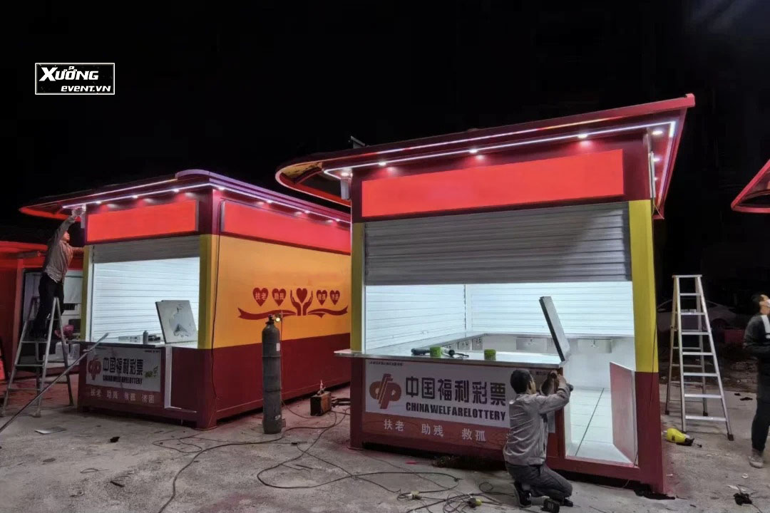 Booth trưng bày sản phẩm di động