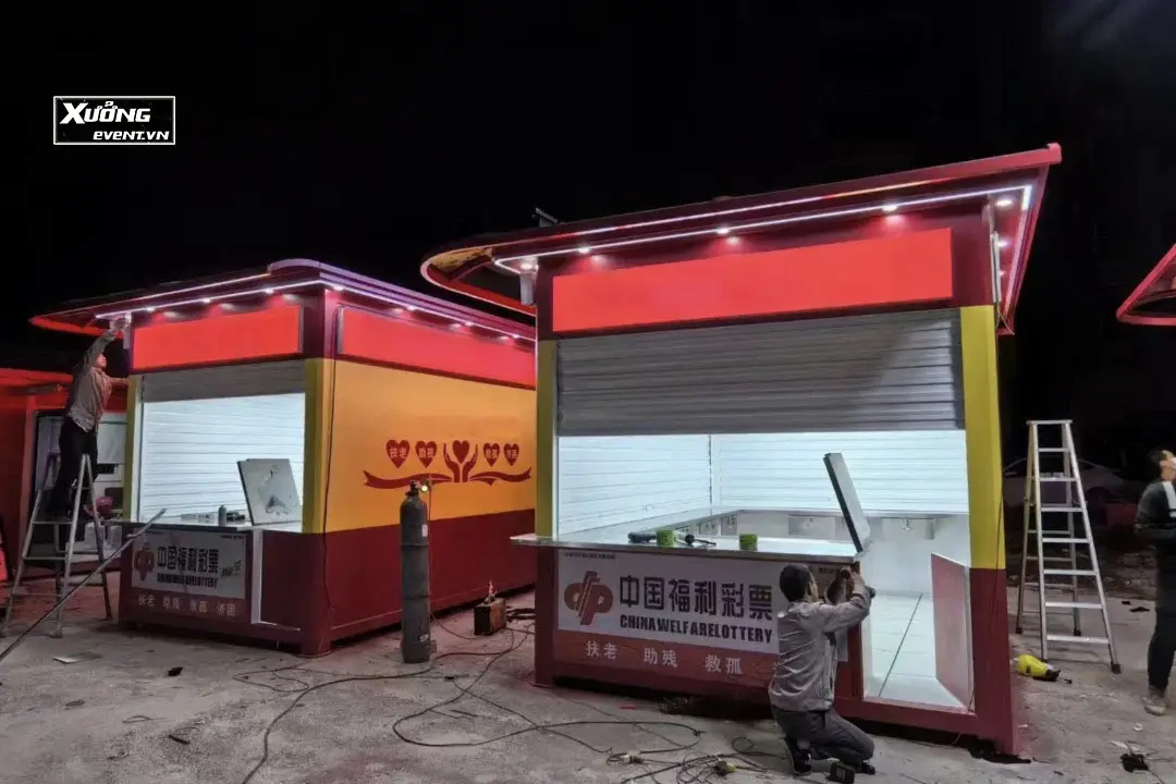 Booth trưng bày sản phẩm di động