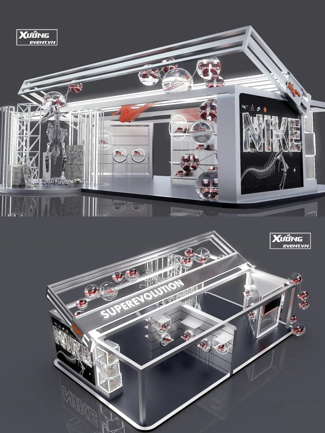 Booth trưng bày sản phẩm