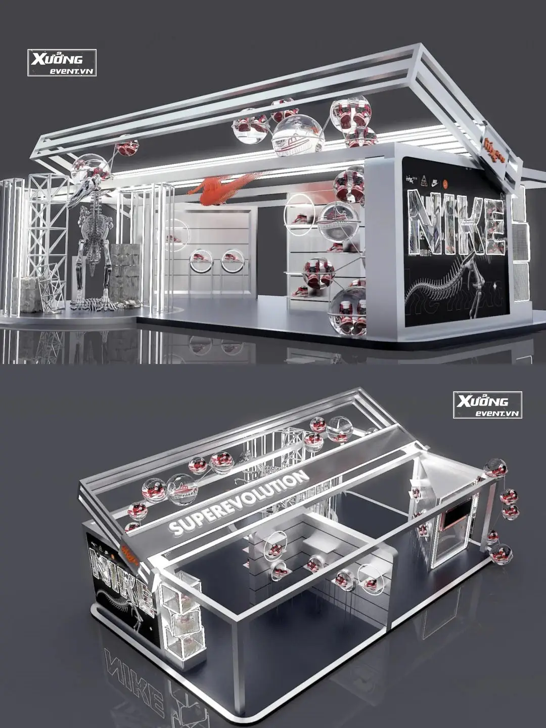Booth trưng bày sản phẩm