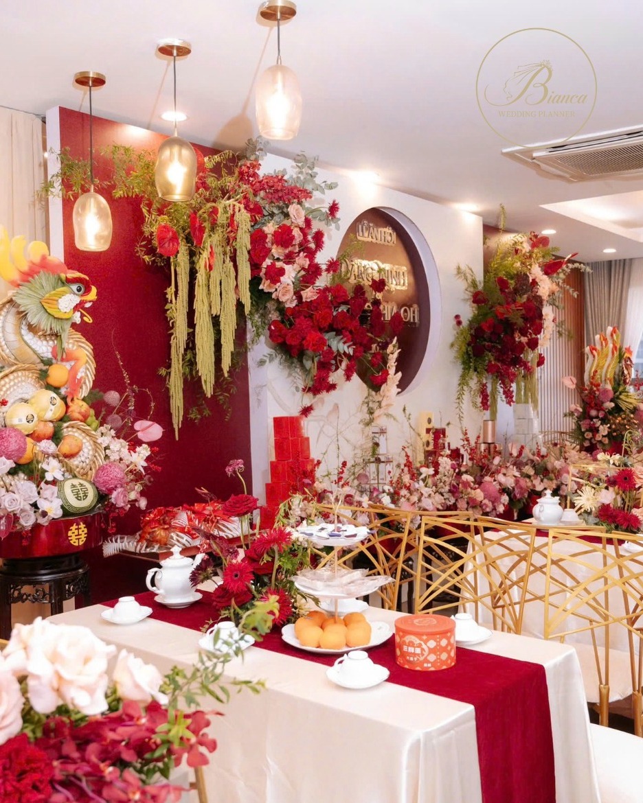 Thi công đám cưới tư gia tại Hà Nội