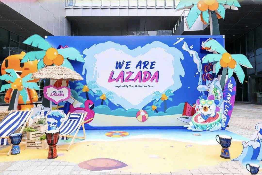 Thi công sự kiện Family Day Lazada