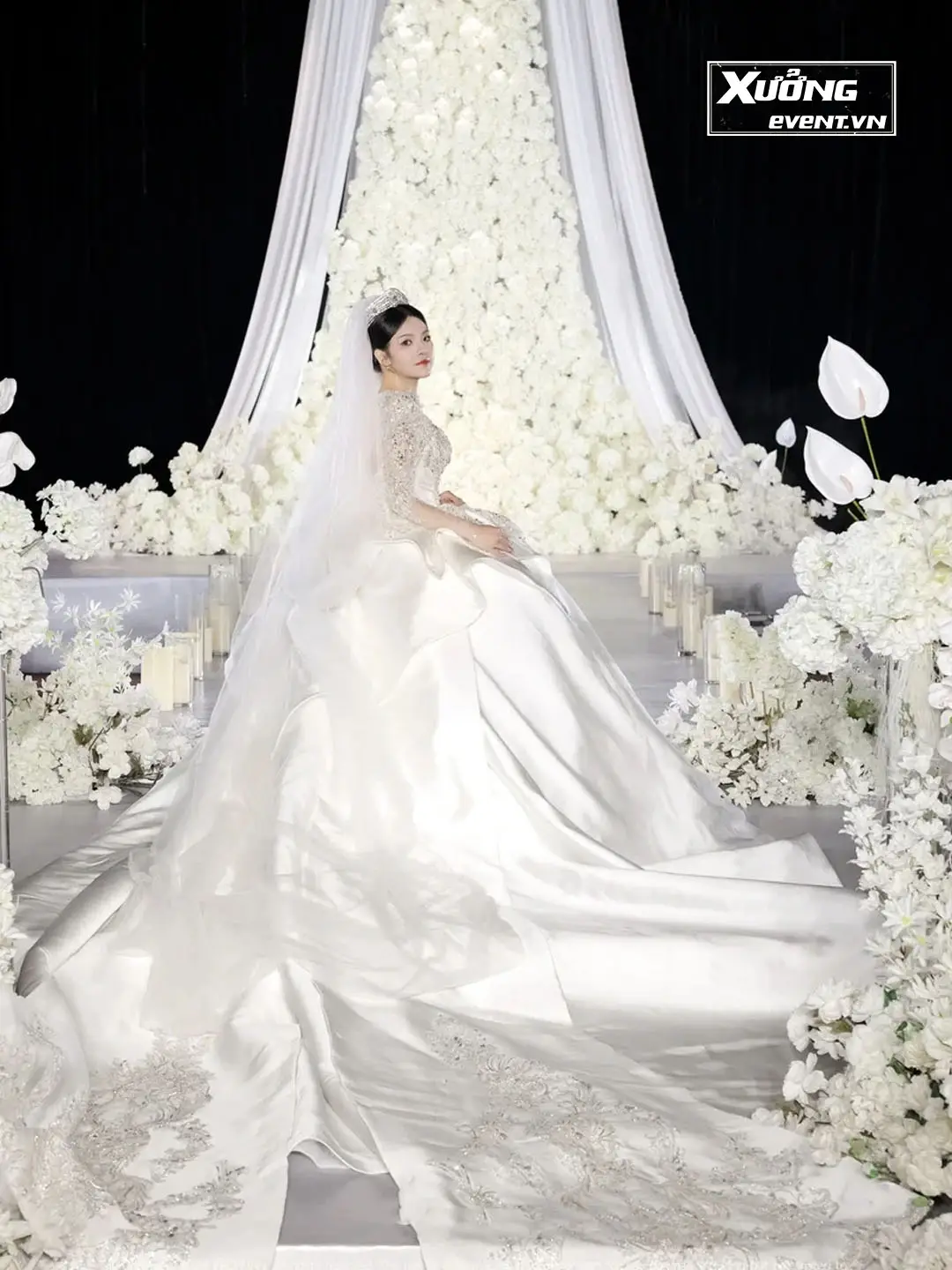 Concept tiệc cưới all white