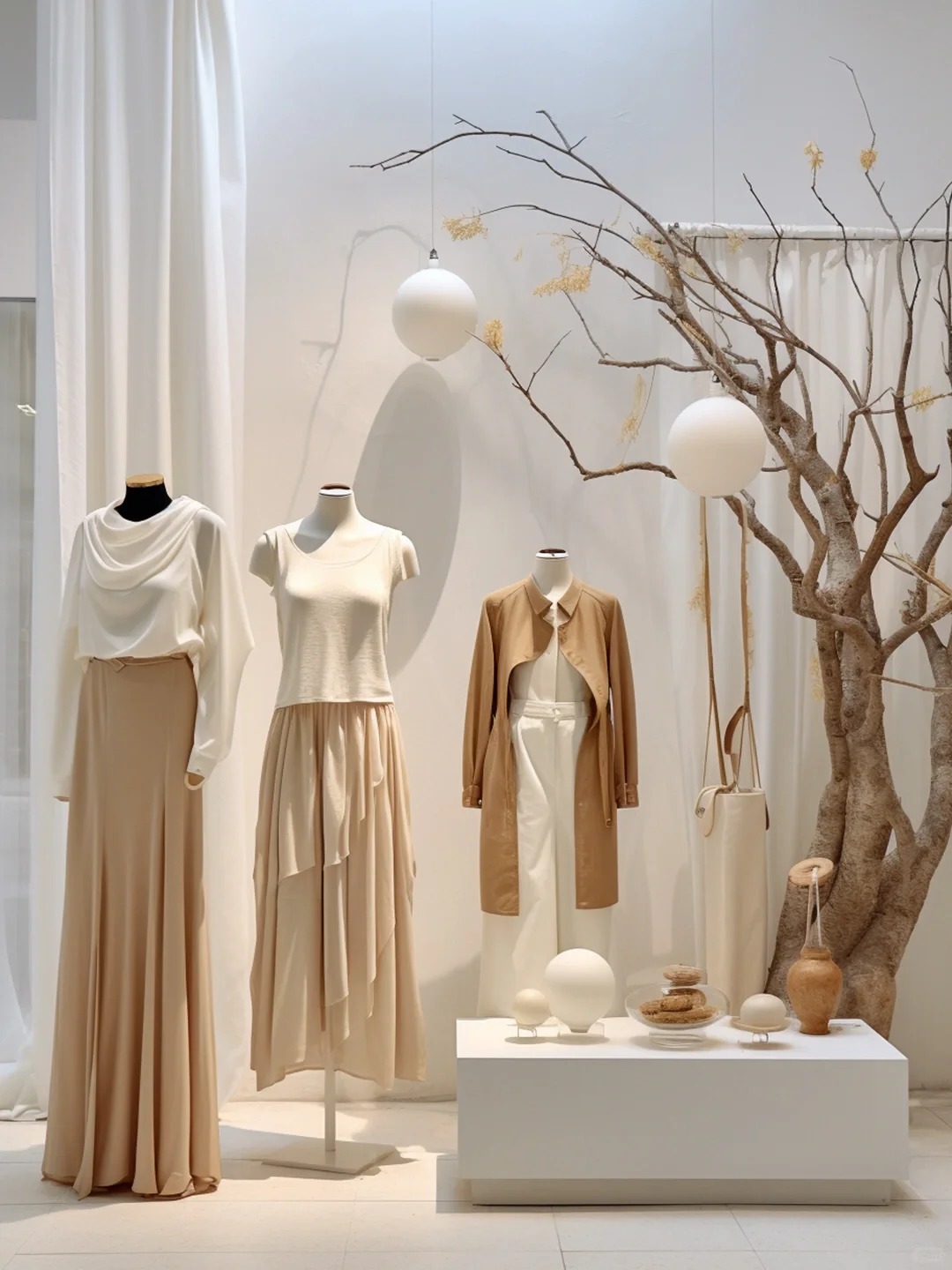 Window display phong cách tối giản