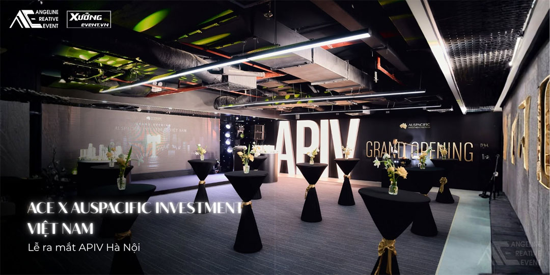 Dự án thi công lễ ra mắt APIV Hà Nội do Xưởng Event thực hiện