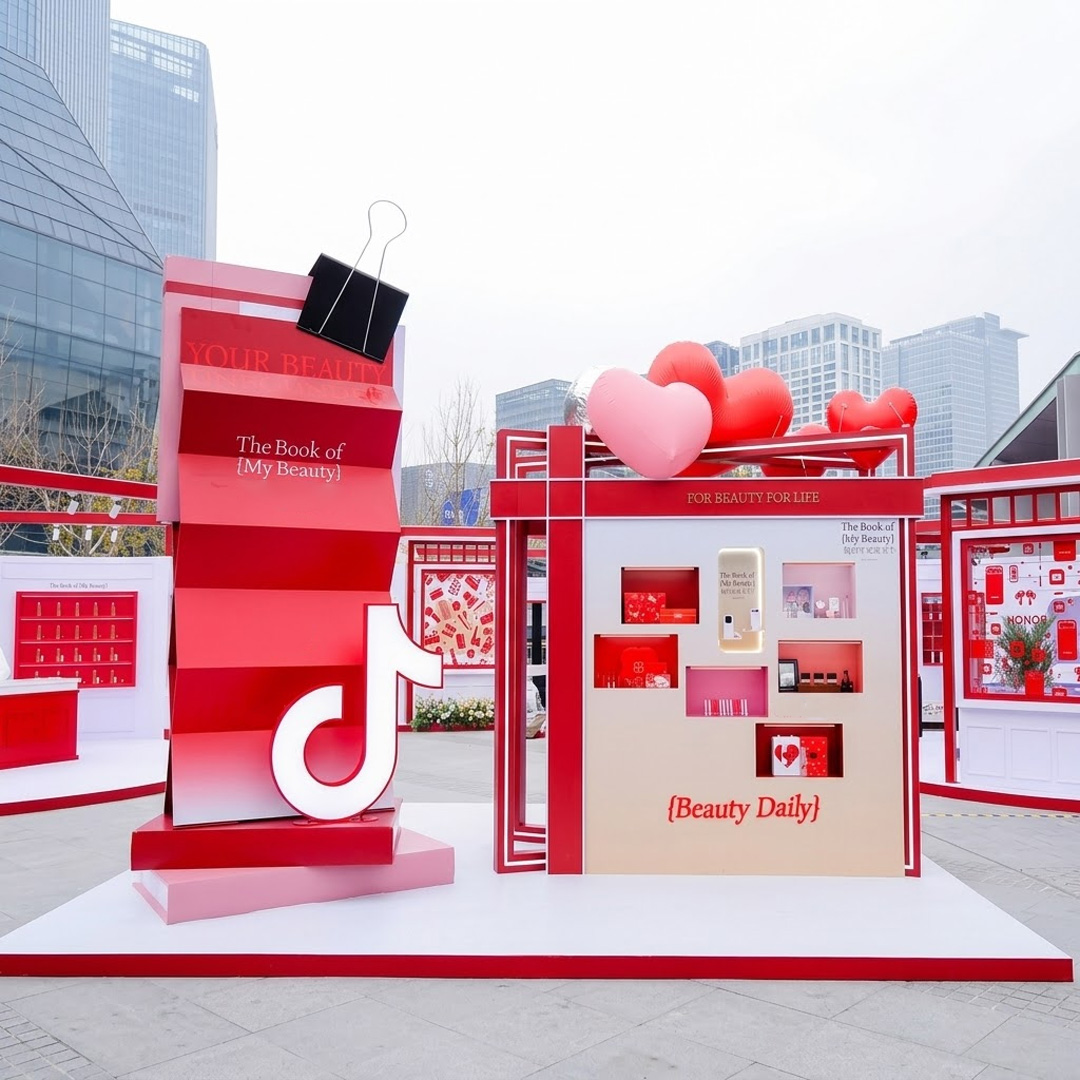 Mẫu booth activation tạo trải nghiệm tương tác với khách hàng