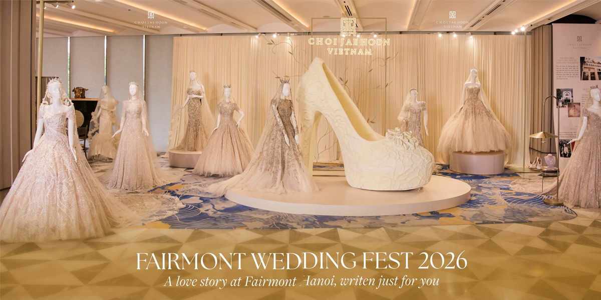 Toàn cảnh không gian Choi Jae Hoon Vietnam tại Fairmont Wedding Fest